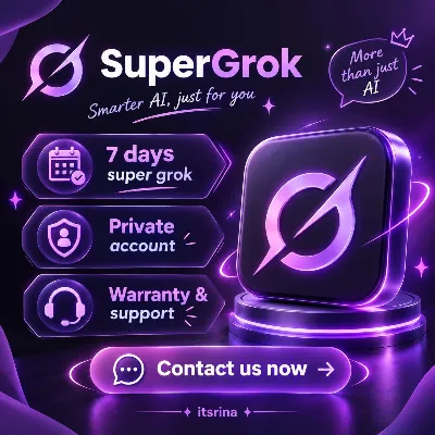 Grok AI X SUPER Grok — ПОДПИСКА НА 7 ДНЕЙ — | ЛИЧНЫЙ АККАУНТ [АВТОВЫДАЧА] - irongamers.ru