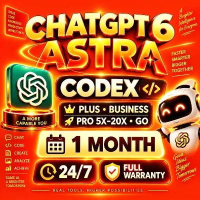[24/7] CHATGPT ⚡ GPT-6 ASTRA + CODEX | PLUS | BUSINESS | PRO 5X / 20X | GO | ГАРАНТИЯ - irongamers.ru