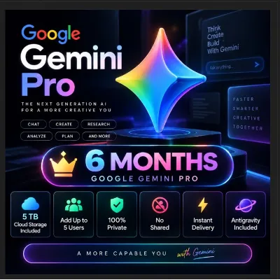 Antigravity + Google Gemini Pro — 6 месяцев | Облачное хранилище 5 ТБ | До 5 пользов - irongamers.ru