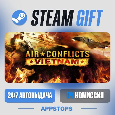 Air Conflicts: Vietnam Steam Gift · АВТОДОСТАВКА · РОССИЯ + СНГ - irongamers.ru