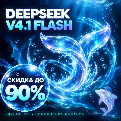 DeepSeek V4.1 Flash API | Общий баланс | Автовыдача - irongamers.ru