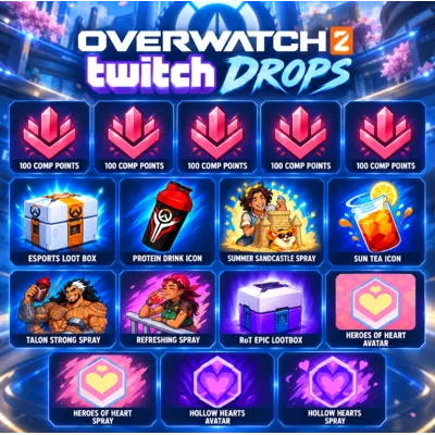 OVERWATCH 2 | TWITCH DROPS | 16 НАГРАД | МГНОВЕННАЯ ДОСТАВКА - irongamers.ru