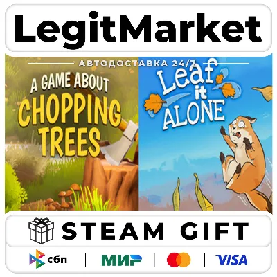 🌳 A Game About Chopping Trees x Leaf it Alone 🍂 / Steam АВТО / РУ + МИР - irongamers.ru