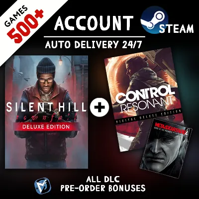 SILENT HILL: Townfall - Deluxe Edition + METAL GEAR SOLID 4 + 500 ИГР STEAM АККАУНТ - irongamers.ru
