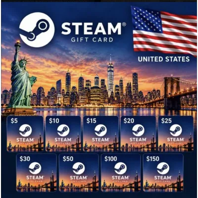 СТИМ КАРТЫ США STEAM КОД ПОПОЛНЕНИЯ 5-150 USD - irongamers.ru