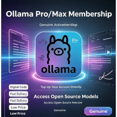Подписка Ollama Pro/Max | Пополнение счета напрямую | Доступ к моделям с открытым исх - irongamers.ru