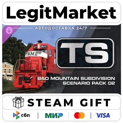 DLC TS Marketplace: B&O Mountain Subdivision Scenario Pack 02 / Steam АВТО / РУ + МИР - irongamers.ru