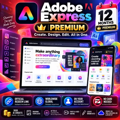 Adobe Express Premium (12 месяцев) — официальная ссылка - irongamers.ru