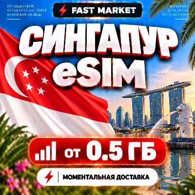 eSIM СИНГАПУР | 24/7 АВТО | Мобильный Интернет | от 0,5 ГБ до 50 ГБ | есим - irongamers.ru