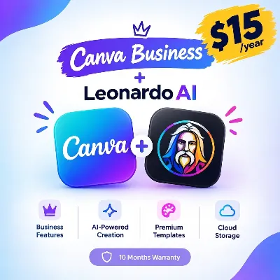 Canva Business with Leonardo AI – 1 Year - Invite to your account - irongamers.ru