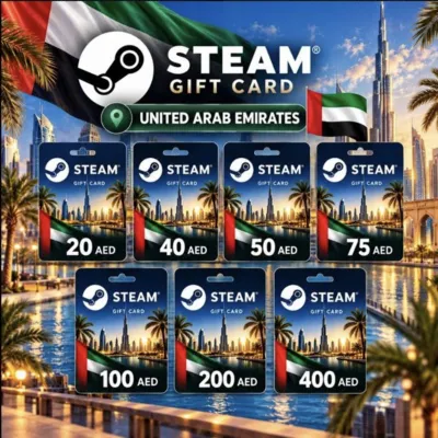 STEAM ОАЭ AED КОД ПОПОЛНЕНИЯ СТИМ КАРТА ДУБАЙ 20-400 AED - irongamers.ru