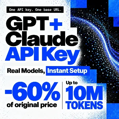🔑 10,000,000 Tokens - GPT + Claude API Key | Opus 5.5 · GPT-6 Astra · Fable 5.1 - irongamers.ru