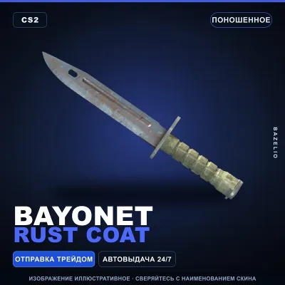 Bayonet | Rust Coat | Поношенное · Скин Counter-Strike 2 - irongamers.ru