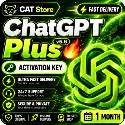 ChatGPT 5.6 Plus (1 месяц) — новый аккаунт - irongamers.ru