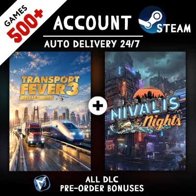 Transport Fever 3 - Deluxe Edition + Nivalis Nights + 500 ИГР STEAM АККАУНТ - irongamers.ru