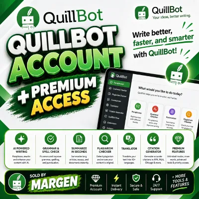 QuillBot Premium Subscription 1 Month Account  QUILLBOT PREMIUM - irongamers.ru