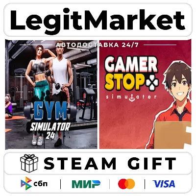 Gamer Stop Simulator with Gym Simulator 24 / Steam АВТО / РУ + МИР - irongamers.ru