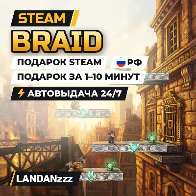 Braid | Подарок Steam | РФ | Автодоставка 24/7 - irongamers.ru