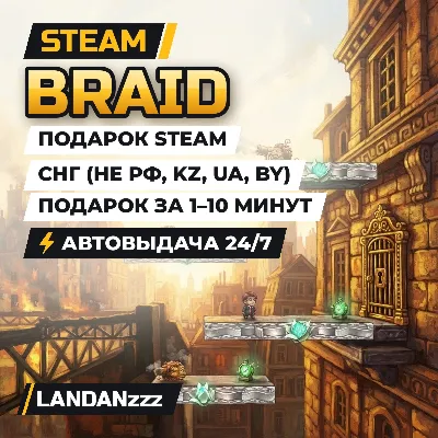 Braid | Подарок Steam | СНГ (не РФ, KZ, UA, BY) | Автодоставка 24/7 - irongamers.ru