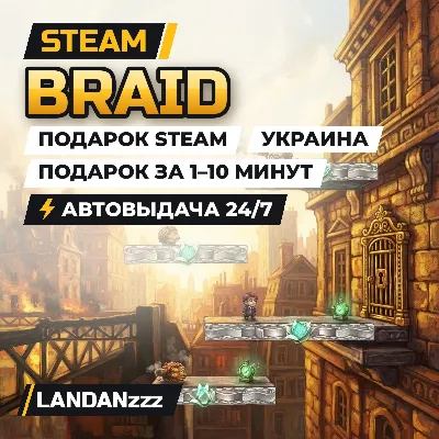 Braid | Подарок Steam | Украина | Автодоставка 24/7 - irongamers.ru