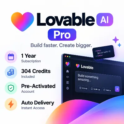 Lovable AI Pro — 1 год + 304 кредита | Предварительно активированная учетная запись | - irongamers.ru