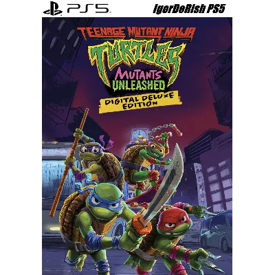 TMNT: Mutants Unleashed Deluxe Edition (PS4 PS5) ПОКУПКА ИГРЫ НА ВАШ АККАУНТ