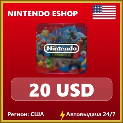 Nintendo eShop 20 USD US - irongamers.ru
