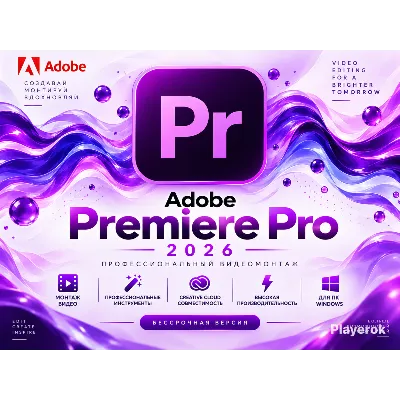 Adobe Premiere Pro 2026 для Windows — видеомонтаж | Бессрочная версия - irongamers.ru