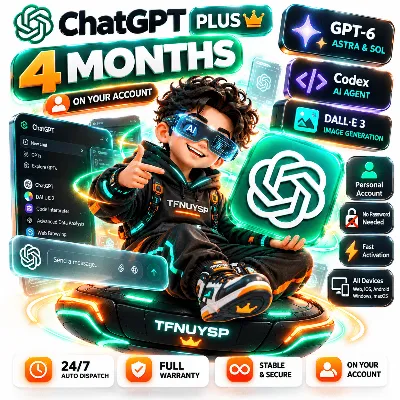 ChatGPT PLUS (4 МЕСЯЦА) НА ВАШ АККАУНТ | ПОЛНАЯ ГАРАНТИЯ - irongamers.ru
