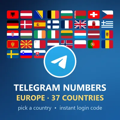 Номер для Telegram | Европа | 37 стран на выбор | код входа сразу - irongamers.ru