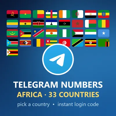Номер для Telegram | Африка | 33 стран на выбор | код входа сразу - irongamers.ru