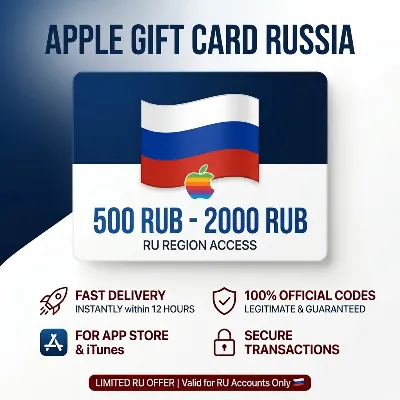 Apple Gift Card Россия | App Store & iTunes (500 - 2000 RUB) - irongamers.ru
