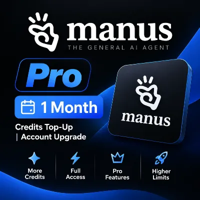 Manus AI Pro — Пополнение баланса на 1 месяц (кредиты) | Повышение уровня аккаунта | - irongamers.ru