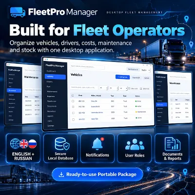 FleetPro Manager PRO – Полная система управления автопарком для Windows | Portable - irongamers.ru