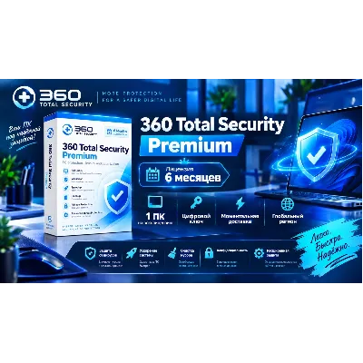 360 Total Security Premium | 6 месяцев лицензия | Ключ - irongamers.ru