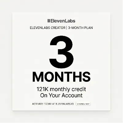 ElevenLabs Creator | 3 месяцев | На вашем аккаунте - irongamers.ru