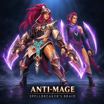 Anti-Mage - Spellbreaker's Braid + Личность The Disciples Path | Dota 2 | Подарком - irongamers.ru