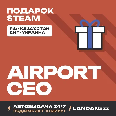 Airport CEO | Подарок Steam | Автодоставка 24/7 - irongamers.ru