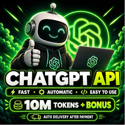 ChatGPT API — 10M токенов + Бонус | Автоматическая доставка - irongamers.ru