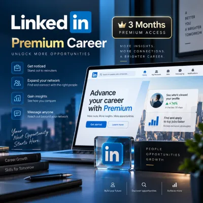 LINKEDIN PREMIUM CAREER | 3 MONTHS | ACTIVATION LINK | INDIA REGION