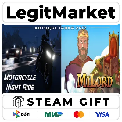 Motorcycle Night Ride & Milord / Steam АВТО / РУ + МИР - irongamers.ru