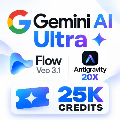 Google AI Ultra + Antigravity 20X | Omni 1.1 Flash | 25K кредитов | Подписка