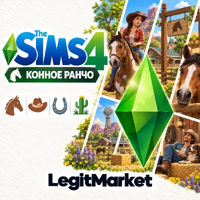 The Sims 4 "Конное ранчо" | EA/Steam | С ЗАХОДОМ НА АККАУНТ - irongamers.ru