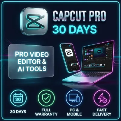 CapCut Pro 30 Дней Подписка | Аккаунт ПК и Телефон — CapCut - irongamers.ru