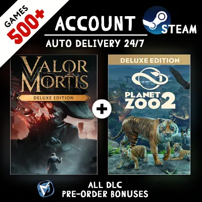 Valor Mortis Deluxe Edition + Planet Zoo 2: Deluxe Edition + 500 ИГР STEAM АККАУНТ - irongamers.ru