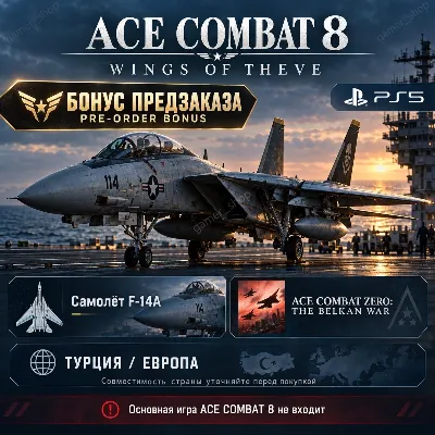 ACE COMBAT 8 WINGS OF THEVE Ключ 24/7 — Pre-Order Bonus | PS5 | Турция / Европа - irongamers.ru