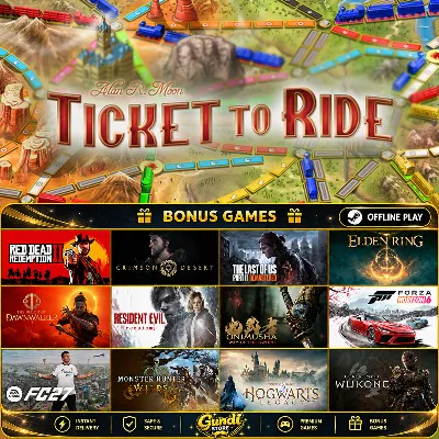 [АВТОМАТИЧЕСКИЙ КОД + МГНОВЕННАЯ ДОСТАВКА] - Ticket to Ride® + БОНУСНАЯ ИГРА