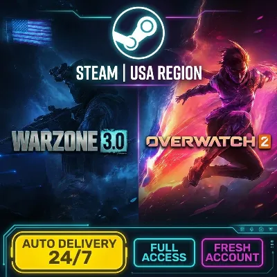 STEAM 【 Доступ к Warzone 3.0 + Overwatch 2 + другое】【 Регион: США 】 - irongamers.ru