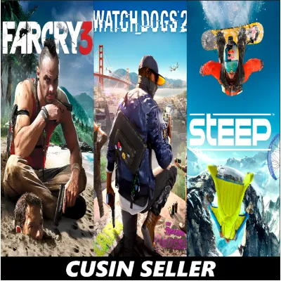 Steep + Watch Dogs 2 + Far Cry 3 | Ubisoft | Оффлайн аккаунт - irongamers.ru