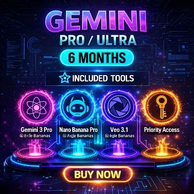 Google Gemini AI Ultra / Pro | 45 000 кредитов | Продвинутые инструменты ИИ - irongamers.ru